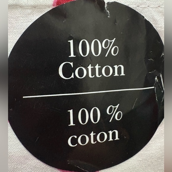 Kate Spade Pink and Red Heart 100% Cotton Sheet Set in Queen Size - Picture 2 of 4